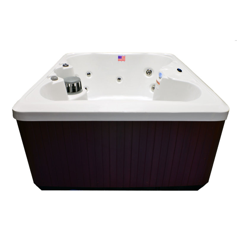 Hudson Bay Spas 4Person 14Jet Plug and Play Hot Tub with Stainless